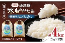 令和6年産  通潤橋 水ものがたり 棚田米 4kg (2kg×2袋) 国産 白米 お米 白糸台地 熊本産 特別栽培米【一般社団法人 山都町観光協会】[YAB023]
