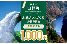 【応援寄附金】熊本県 山都町 ふるさとづくり 返礼品なし ふるさと納税 (1,000円分)[YZZ011] 