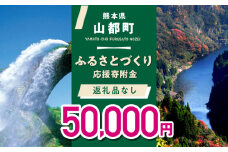 【応援寄附金】熊本県 山都町 ふるさとづくり 返礼品なし ふるさと納税 (50,000円分)[YZZ015] 
