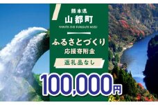 【応援寄附金】熊本県 山都町 ふるさとづくり 返礼品なし ふるさと納税 (100,000円分)[YZZ016] 