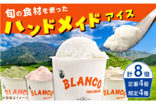 ハンドメイドアイスクリーム 6種 食べ比べ  8個セット 詰め合わせ アイスクリーム ジェラート 熊本 人気アイスクリーム あいす くりーむ 冷凍【BLANCO ICE CREAM】[YCM005]