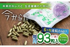 【全6回定期便】今からだ 93粒入 サプリ サプリメント カプセル ビタミン カルシウム マグネシウム ミネラル アミノ酸 神の草 日本山人参 ヒュウガトウキ【ひなたふぁーむ】[YBG009] 