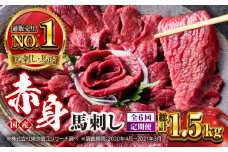 【全6回定期便】国産 赤身馬刺しセット 250g小分け 熊本 山都町 赤身 馬刺　馬刺し【株式会社 利他フーズ】 [YBX046]