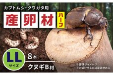 オリジナル産卵材 LLサイズ ハーフ カブトムシ クワガタ クヌギB材 【ふるさと昆虫】 [YDV018]