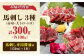 阿蘇馬 馬刺し3種 霜降り入り(赤身・大トロ・トロ)計300g (専用醤油付き150ml×1本)  熊本馬刺し 国産