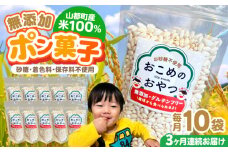 【全3回定期便】おこめのおやつ 10袋セット【株式会社キゴコロ】 [YDZ005]