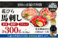 極薄スライス 花びら馬刺し 3種盛り300g 専用醤油付き 馬刺し 熊本 カット済み 赤身 霜降り フタエゴ 小分け 定期便