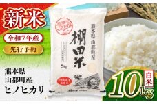 【先行予約】【11月より順次発送】令和7年度産 新米 棚田米 ヒノヒカリ 白米 10kg【栗崎米穀】 [YEA002]