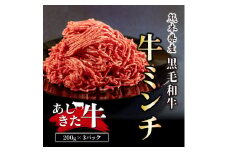 B193-11 あしきた牛ミンチ200g×3セット