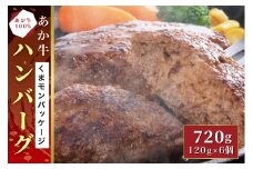 B300-15 くまモンあか牛ハンバーグ セット（あか牛ハンバーグ120g×6個）