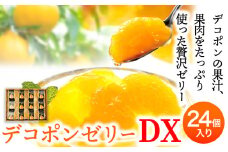 デコポンゼリーDX 24個入《60日以内に出荷予定(土日祝除く)》熊本県 葦北郡 津奈木町 あしきた農業協同組合 JAあしきた 柑橘 デコポン フルーツ 果物 ゼリー ギフト 包装 送料無料