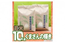 米 10kg 令和5年 くまさんの輝き 5kg×2 玄米 こめ