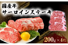 国産 牛 サーロイン ステーキ 200g×4 肉 お肉 牛肉 ※配送不可：離島