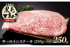 牛肉 A4～A5 くまもと 黒毛和牛 サーロイン ステーキ 250g (250g×1枚) 肉 お肉 ※配送不可：離島