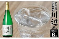 焼酎 繊月酒造 球磨焼酎 米焼酎 限定 川辺 25度 720ml×6本 お酒 酒 アルコール