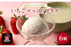 アイス いちごマッコリアイス 120ml×6コ セット アイスクリーム いちご イチゴ 苺