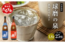 球磨焼酎 球磨の泉 1800ml 減圧25度・常圧25度 セット 【 米 米焼酎 焼酎 しょうちゅう 球磨 球磨焼酎 泉 減圧 常圧 お酒 酒 熊本県 熊本 多良木町 多良木 】 007-0425
