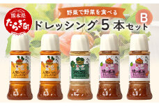 【通常配送】野菜で野菜を食べる ドレッシング 5本 Bセット ＜ニンジン 2本/焼き玉葱 2本/ブロッコリー 1本＞ サラダ や 肉料理 にも 詰め合わせ 熊本県 多良木町 調味料