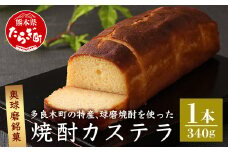 奥球磨銘菓 球磨焼酎カステラ  1本 お菓子 かすてら 米焼酎 お酒 和菓子 洋菓子 那須宝来堂 009-0491