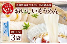 那須の おいしい そうめん 2人前×3袋 （ 計6食・495g ） 【 2000円 涼 麺 冷やし ソーメン 夏 食欲増進 さっぱり 夏休みのランチ 便利 備蓄 保存食 常温保存 お昼ご飯 昼食 夕食 夜食 】 076-0476