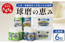 【定期便F 6回】球磨の恵み ヨーグルト＆ドリンクヨーグルト 詰合せ 6種10品 × 6回配送 ≪加糖・砂糖不使用≫ 新鮮 しぼりたて 生乳 使用 とろーり もっちり ほんのり 甘い 加糖 ヨーグルト 食べる 飲む ヨーグルト 朝 074-0454