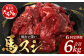 【 定期便 6回 】 熊本県 馬スジ 1㎏（ 500g×2 ） × 6回 