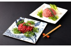 馬刺しユッケ・桜うまトロ 12食 セット 合計約660g 馬肉 馬刺し お肉 惣菜 ユッケ タレ付