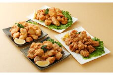 ゴールドセット（国産・調理済） 400g×4パック 合計1.6kg 4種 詰め合せ セット 食べ比べ からあげ から揚げ 唐揚げ 唐揚 弁当 おかず 惣菜 塩 塩からあげ ニンニク醤油 にんにく醤油 熊本県 湯前町