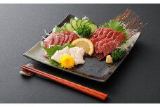 スライス馬刺しセット（上赤身90g、たてがみ10g） 合計100g 馬刺し 馬刺 馬 馬肉 お肉 肉 上赤身 たてがみ タテガミ 醤油付き セット 冷凍 熊本県 湯前町