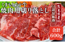 熊本県産 GI認証取得 くまもとあか牛 焼き肉用切り落とし 合計600g 300g×2パック 肉 お肉 牛肉 赤牛 あか牛 切り落とし 焼き肉 焼肉 BBQ バーベキュー 熊本県 湯前町