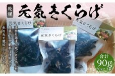 国産 乾燥 きくらげ（元気きくらげ） 30g×3袋 計90g