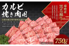 球磨産 黒毛和牛 カルビ 焼き肉用 750g