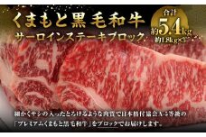 くまもと黒毛和牛 サーロインステーキブロック 約5.4kg
