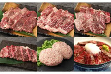 阿蘇あか牛満喫セット（モモ・上カルビ・上ロース・サーロイン・ハンバーグ・丼） 肉 お肉 牛肉 あか牛 赤身肉 お肉セット 詰め合わせ