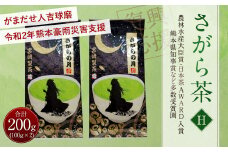 【復興応援型】 さがら茶 （H） 計200g （100g×2個） ギフト 緑茶