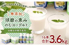 無添加「球磨の恵みのむヨーグルト」加糖＆砂糖不使用 詰め合わせセット 計16本 乳製品 生乳 乳飲料 朝食 おやつ のむヨーグルト 冷蔵 相良村