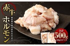 赤牛ホルモン 500g (250g×2パック) 和牛 牛肉