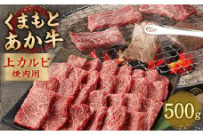あか牛 焼肉用 上カルビ 500g 焼肉 肉 牛肉 冷凍 熊本県産