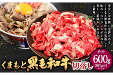 くまもと 黒毛和牛 切落し 合計600g （300g×2パック） 牛肉 肉 お肉 にく 和牛 国産