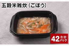 五穀米雑炊（ごぼう） 計42パック 五穀米 うるち米 お米 雑炊