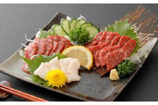 スライス馬刺しセット（上赤身90g、たてがみ10g） 馬刺 馬肉 酒の肴 お肉 冷凍 おつまみ