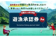 遊漁承認券 A券 （2025年利用分） 熊本県 球磨川 川 川釣り 釣り 魚釣り チケット 券 利用券