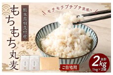 【先行受付】【ご自宅用】もちもち丸麦 1kg×2袋 計2kg 【2025年9月下旬より発送開始】 もち麦 もちむぎ 国産