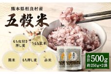  【先行受付】熊本県相良村産 ヘルシー五穀米 250g×2  計500g 【2025年11月上旬より発送開始】
