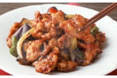 【訳あり】フライパン DE 酢鶏（タレ付）250g×4パック 酢鶏 鶏肉 和風 中華 簡単調理 国産 おかず 惣菜 冷凍