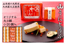 山うにオリジナルミックス23個入 [五木屋本舗 熊本県 五木村 51120316] 豆腐味噌漬 九州産大豆・天然水使用 熊本県 特産 とうふ 豆腐 味噌漬 みそ漬 発酵 発酵食品 とうふ 山うにとうふ 山うにキューブ オリジナル  セット 冷蔵
