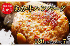 あか牛ハンバーグ 熊本産あか牛を使用した贅沢ハンバーグたっぷり7個入り 熊本あか牛 赤牛 あかうし《7-14日以内に出荷予定(土日祝除く)》熊本県産あか牛 熊本あか牛 赤牛 あかうし