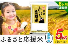 【6ヶ月定期便】米 無洗米 家庭用 熊本 ふるさと応援 定期便 米  5kg《申込み翌月から発送》 熊本県産 白米 精米 山江村 ブレンド米 国産 おうちご飯 予約 返礼品 発送 配送 SDGs わけあり むせんまい お米 おこめ