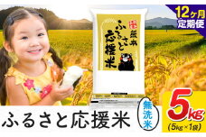 【12ヶ月定期便】米 無洗米 家庭用 熊本 ふるさと応援 定期便 米  5kg《申込み翌月から発送》 熊本県産 白米 精米 山江村 ブレンド米 国産 おうちご飯 予約 返礼品 発送 配送 SDGs わけあり むせんまい お米 おこめ