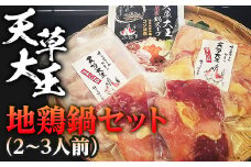 FKP9-337 天草大王　地鶏鍋セット(2～3人前)